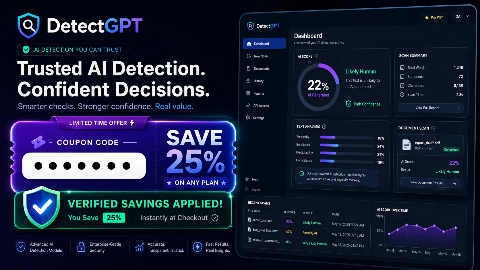 DetectGPT Coupon Code, Deals and Savings Guide