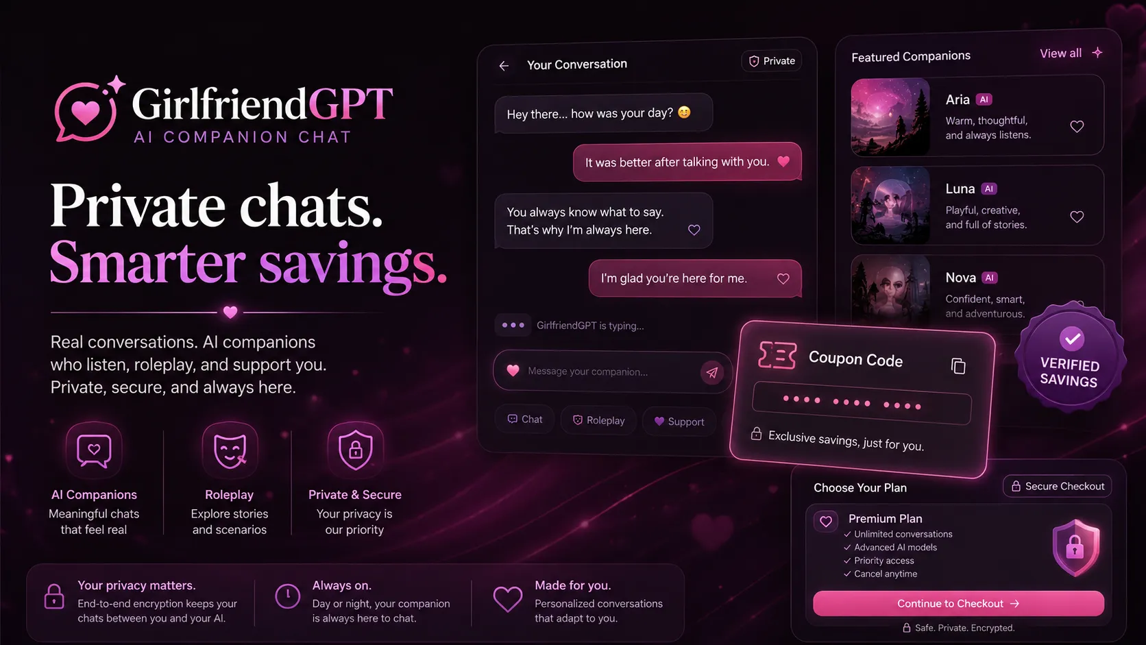 GirlfriendGPT Deals and Checkout Notes