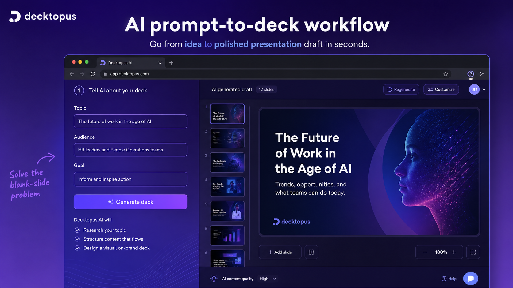 Decktopus AI review visual