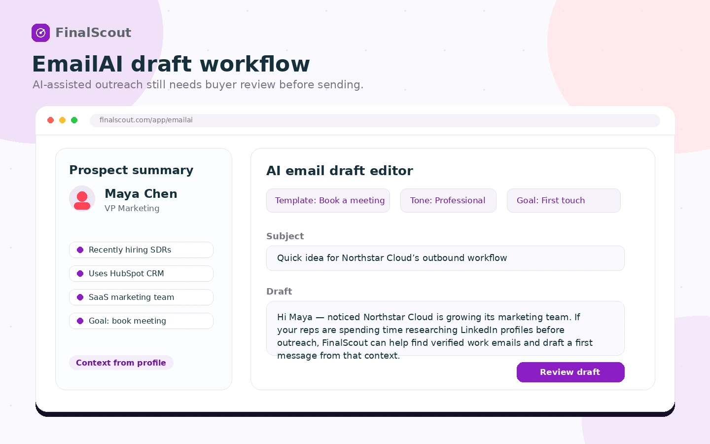 FinalScout: alternatives map, showing when to compare email finding, outreach sequencing, deliverability, and CRM automation tools