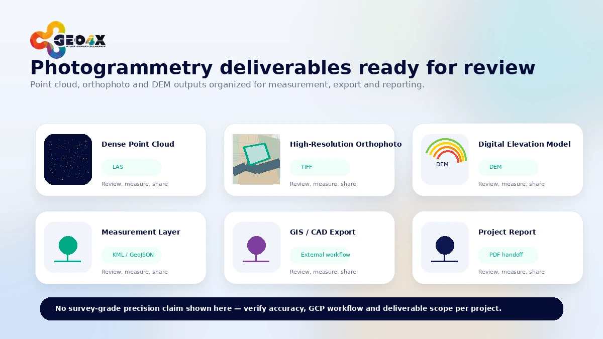 GEO4X: alternatives map, showing Pix4D, DroneDeploy, WebODM, and Propeller Aero by geospatial workflow fit
