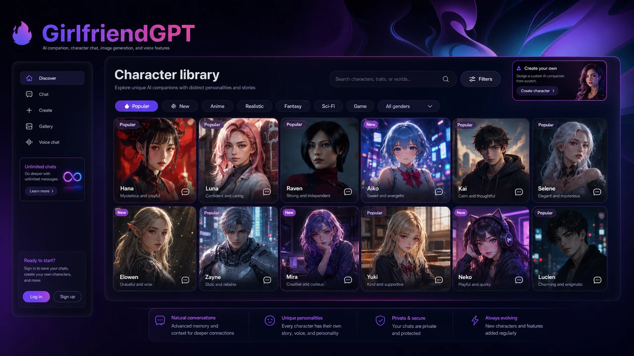 GirlfriendGPT: workflow fit map, showing how adults should test free access, review privacy, check pricing, and manage renewal before subscribing
