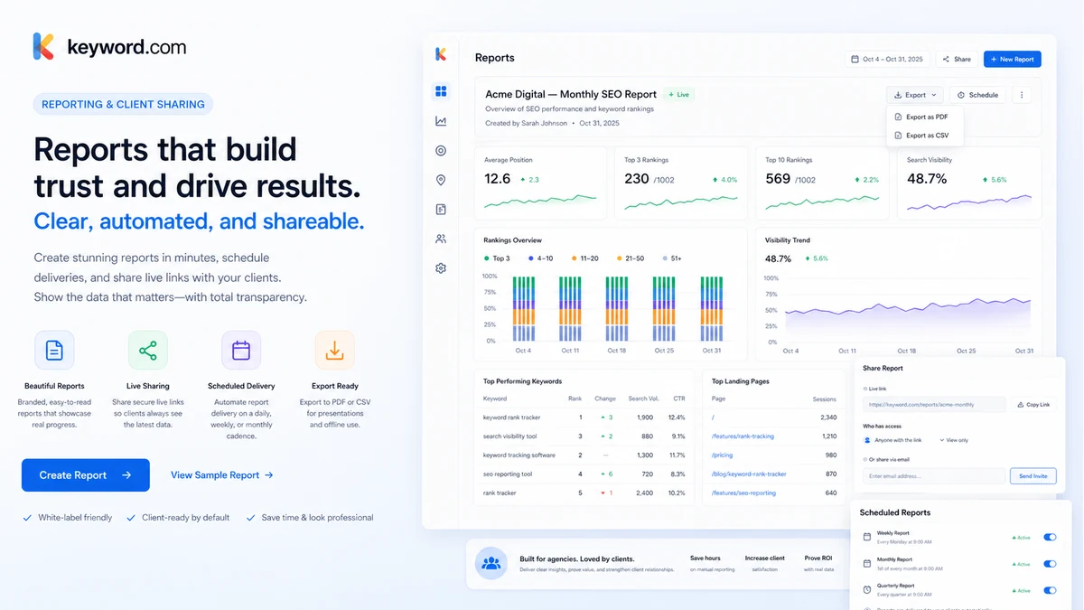 Keyword.com: review snapshot, showing rank tracking fit, AI visibility planning, pricing checks, and reporting decisions for SEO buyers