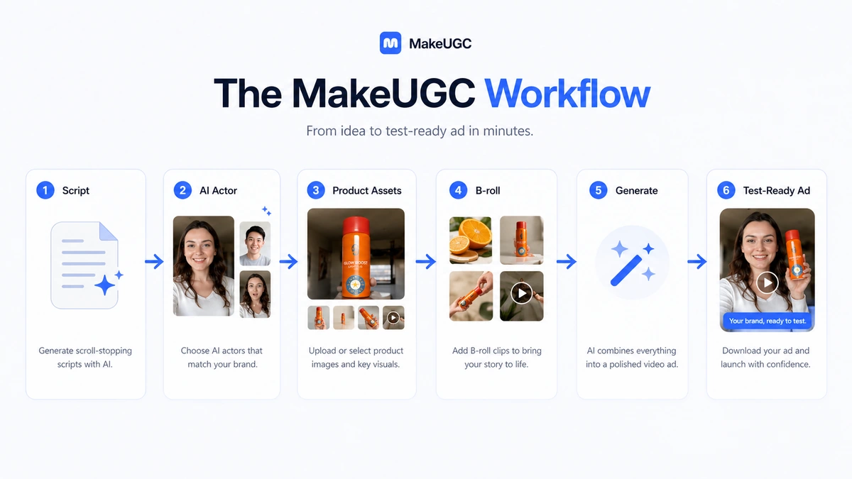 MakeUGC: review snapshot, showing buyer fit, pricing checks, credit risk, and AI UGC ad testing context