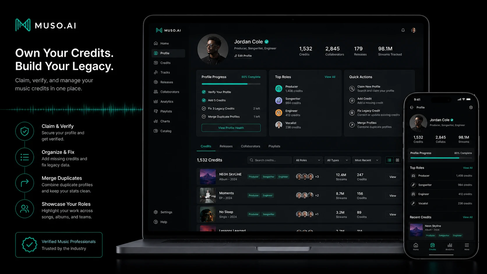 Muso.AI: final verdict card, showing when to start with Lite, upgrade to Pro, compare alternatives, or skip the product
