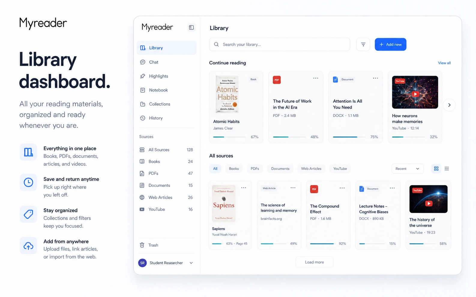 Myreader review visual