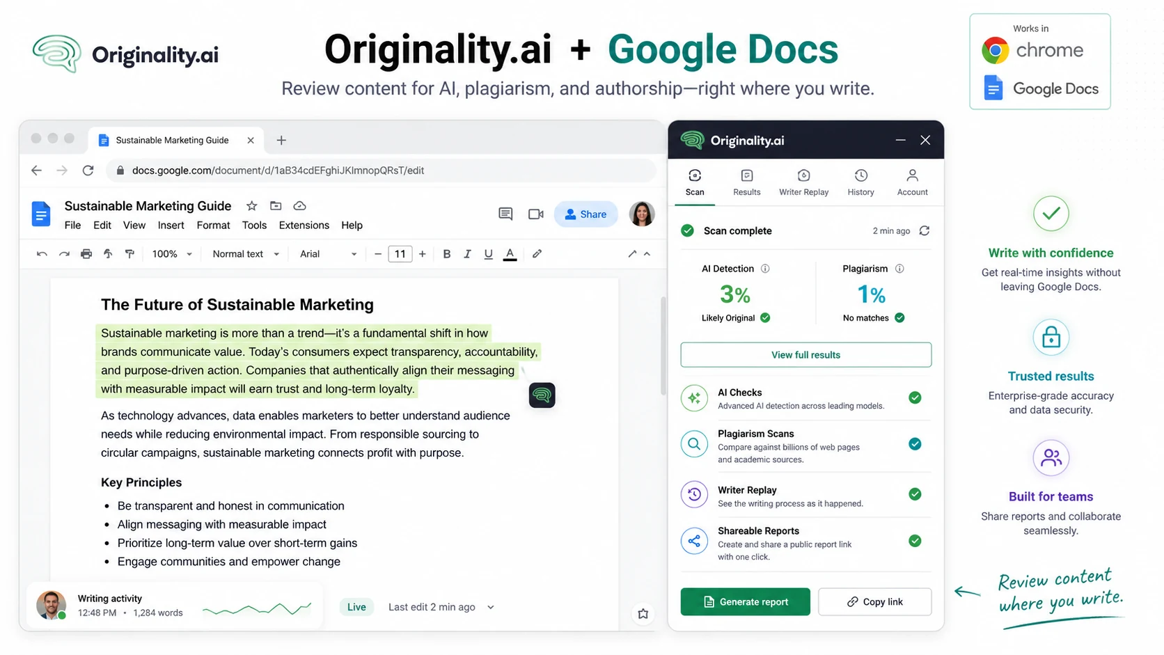 Originality.ai: alternatives map, showing Copyleaks, GPTZero, Winston AI, and AI Detector Pro by buyer use case