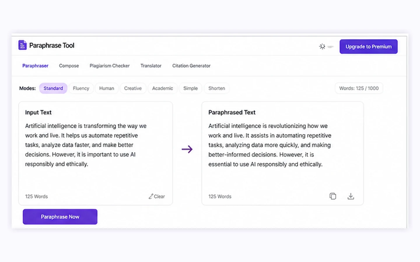 Paraphrase Tool: review snapshot, showing writing workflow fit, pricing checks, and buyer risk before choosing a plan