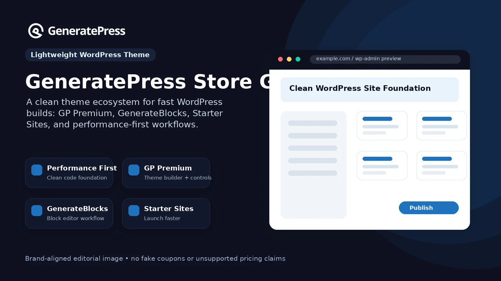 GeneratePress hero