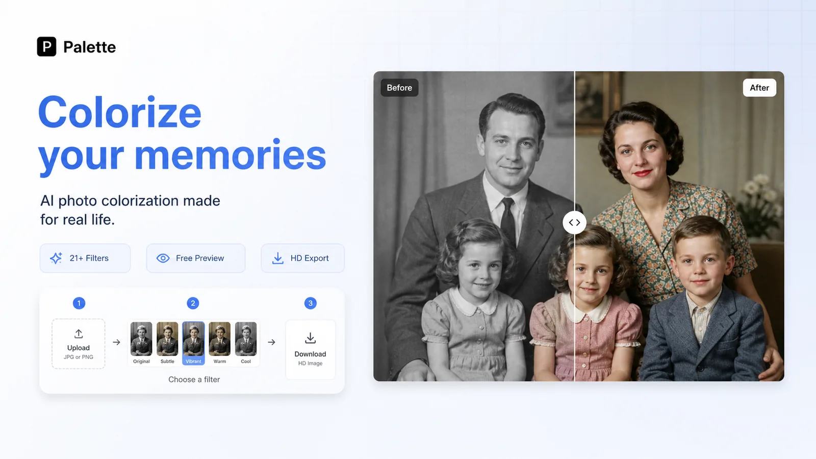 Palette product view